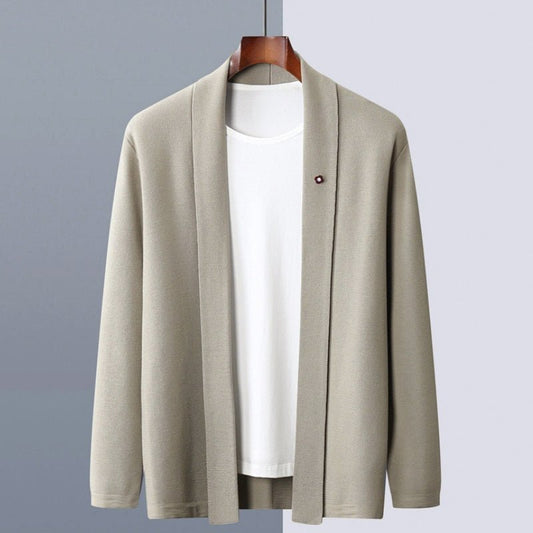 Heren Herfst Wolmix Loszittend Vest - Jorisenmerle