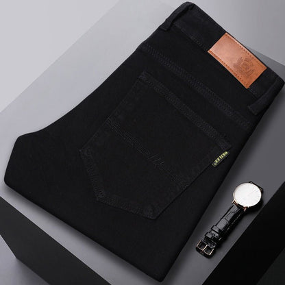 Heren Katoenen Denim Broek in Effen Kleur - Jorisenmerle