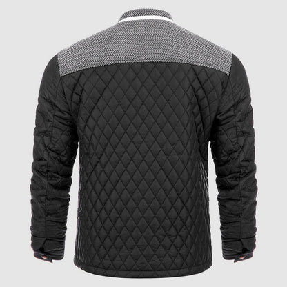 Heren Quilted Jas met Drukknopen - Jorisenmerle