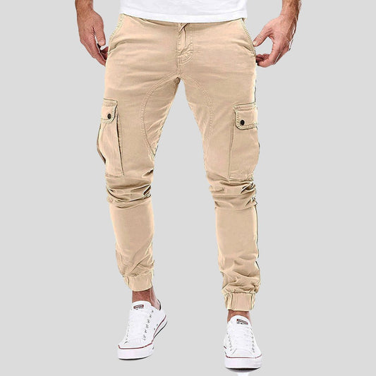 Heren slim - fit cargobroek met meerdere zakken - Jorisenmerle