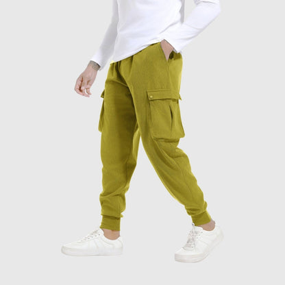Joggingbroek van corduroy voor heren met zijzakken - Jorisenmerle