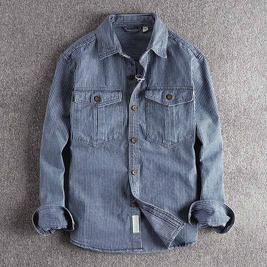 Joris Willem Vintage Denim Overhemd - Jorisenmerle