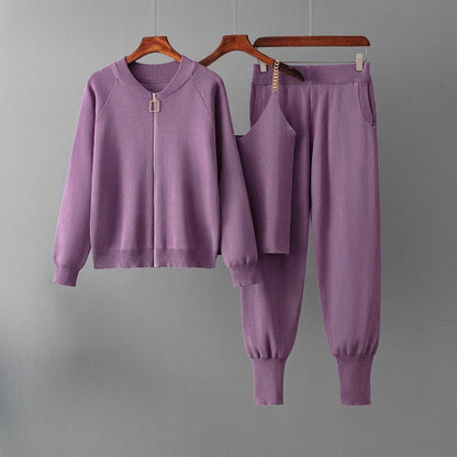 Rosa Vega Loungewear Set – 3 - delige Gebreide Set - Jorisenmerle