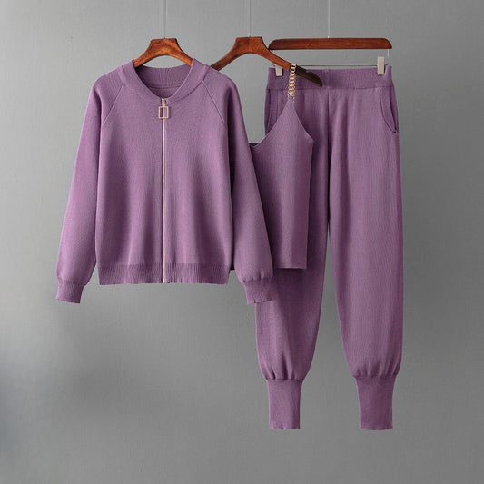 Rosa Vega Loungewear Set – 3 - delige Gebreide Set - Jorisenmerle