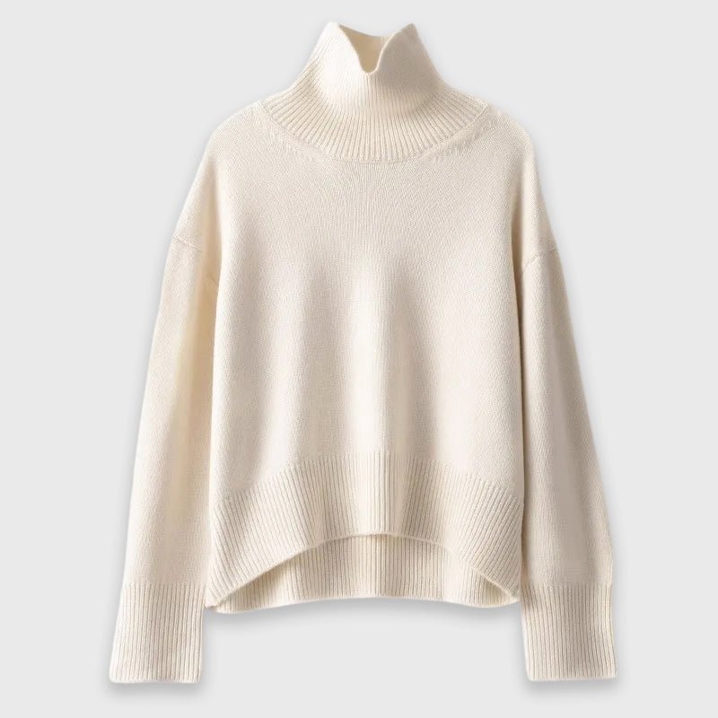 Zachte Wintertrui voor Dames met Col en Cashmere - Jorisenmerle