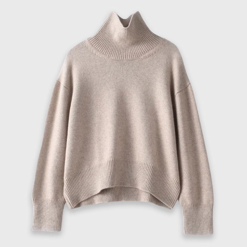 Zachte Wintertrui voor Dames met Col en Cashmere - Jorisenmerle